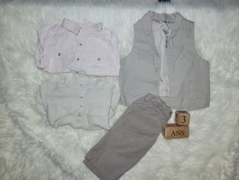 Ensemble ceremonie kiabi 3ans