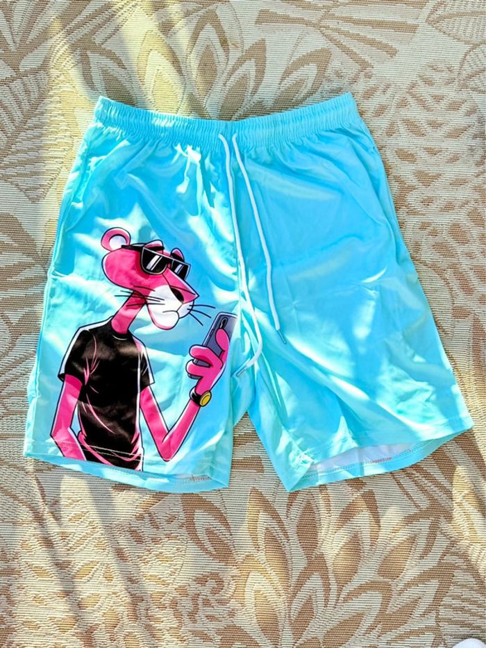 Short de bain été Pink Panther