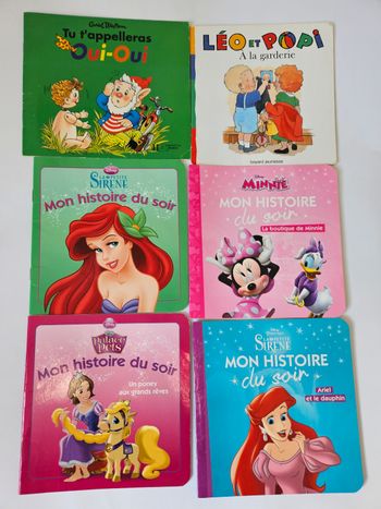 Lot de 11 livres type mon histoire du soir
