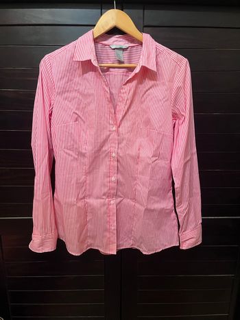 Chemise rayée rose taille 40/42