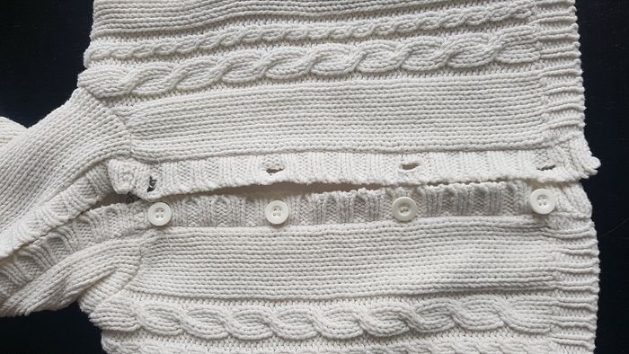 Gilet blanc 6 mois - photo numéro 5