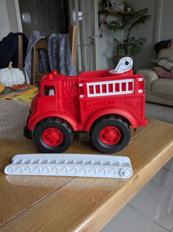 Camion pompier 25x15cm
