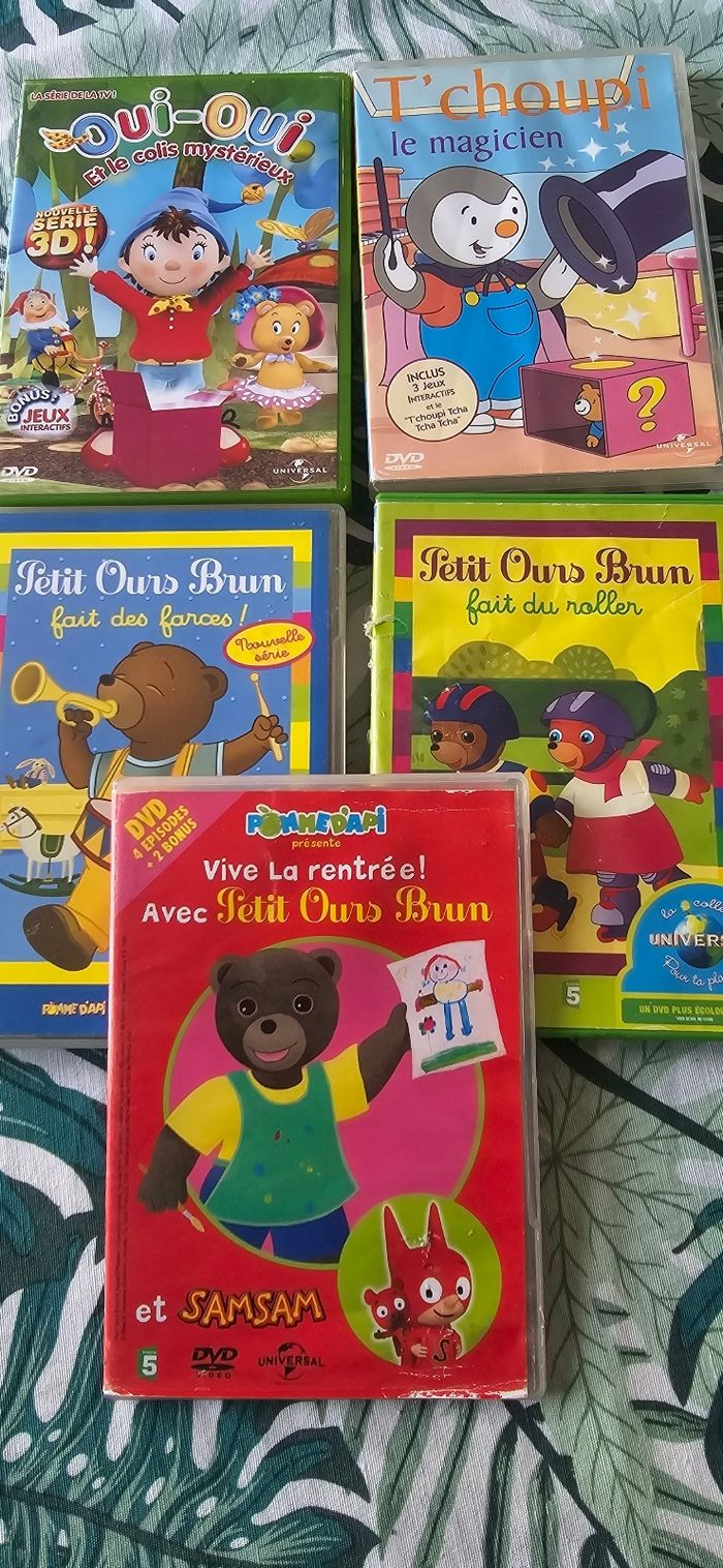 6 dvd enfants