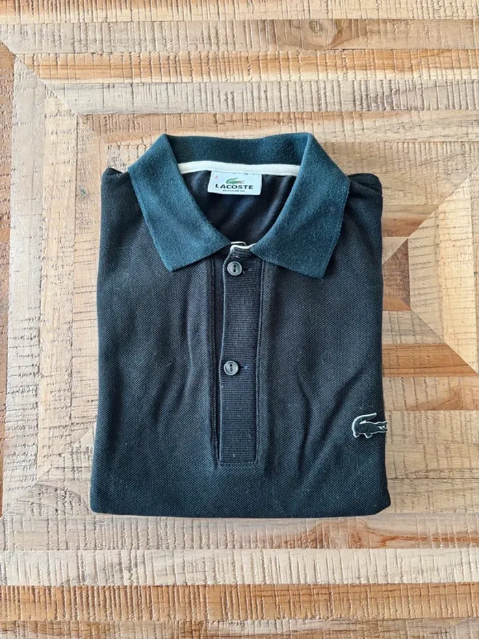 Polo Lacoste noir