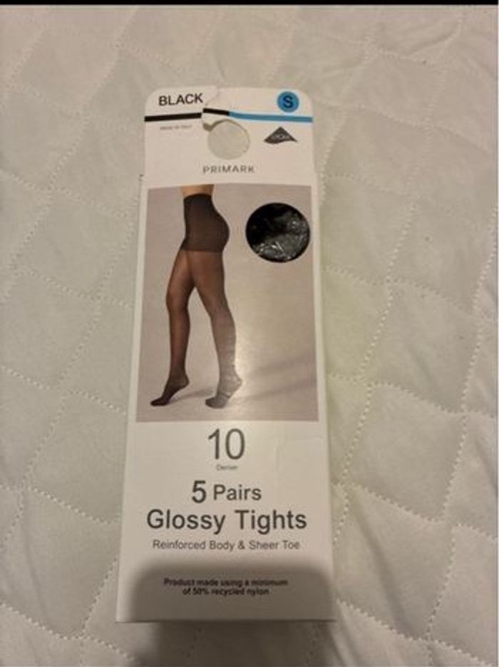 5 paire de collants neuf S