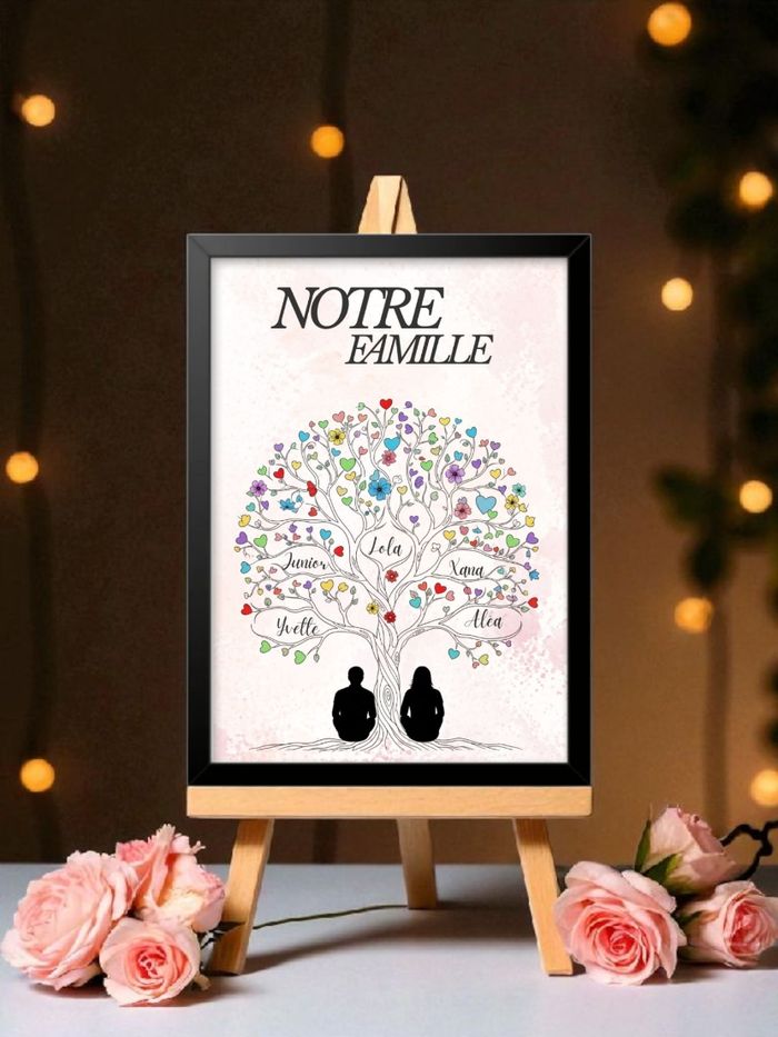 Affiche arbre de vie personnalisé - photo numéro 3
