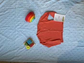 gilet léger corail et paillettes 3 ans grain de blé