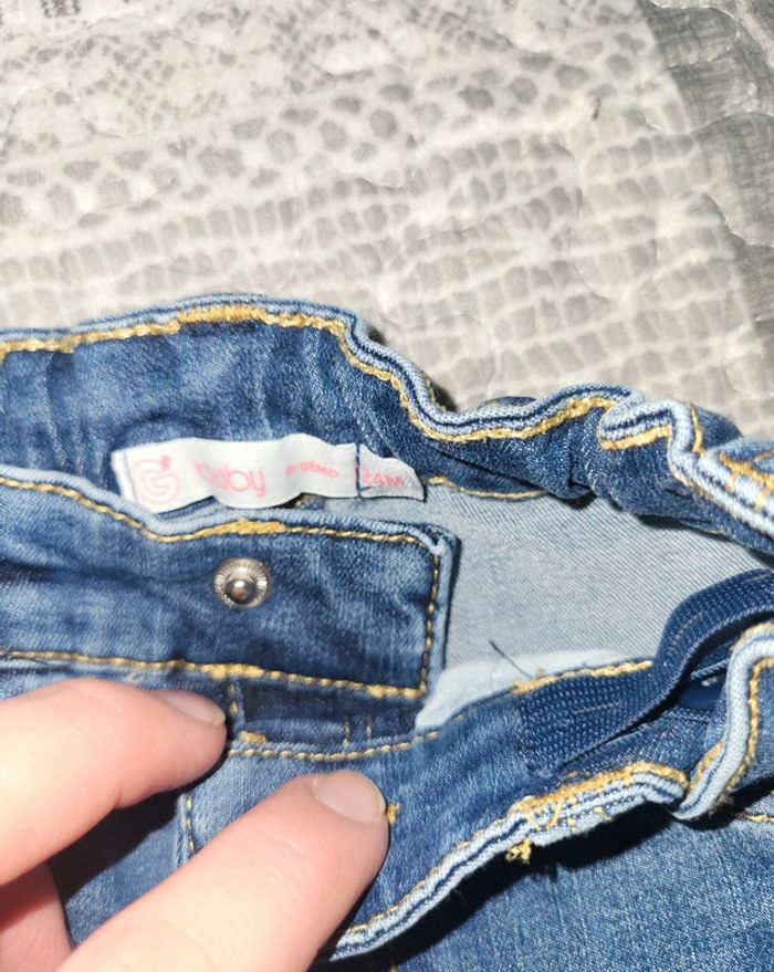 Jean bandes argenté 24 mois - photo numéro 4