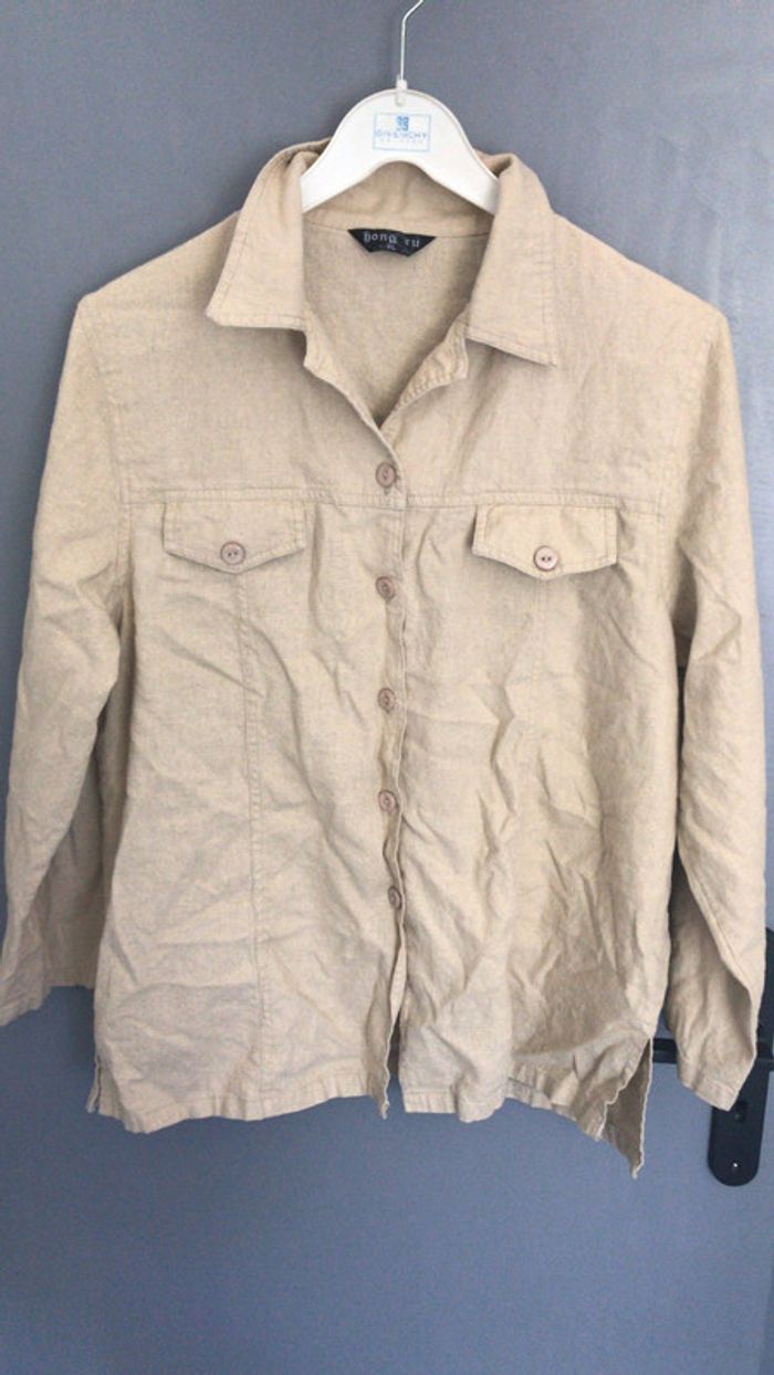 Chemise lin et Cotton