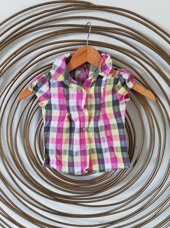 Chemise à manches courtes à carreaux Orchestra 3 ans