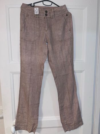 Pantalon en lin Bonobo taille XS (34).
