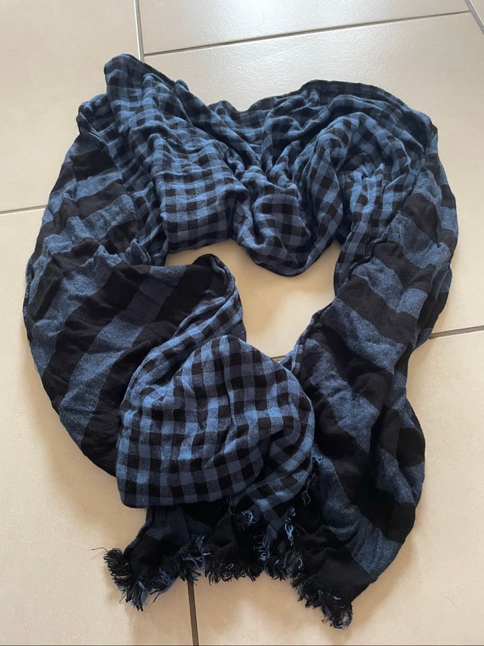 Écharpe carreaux homme