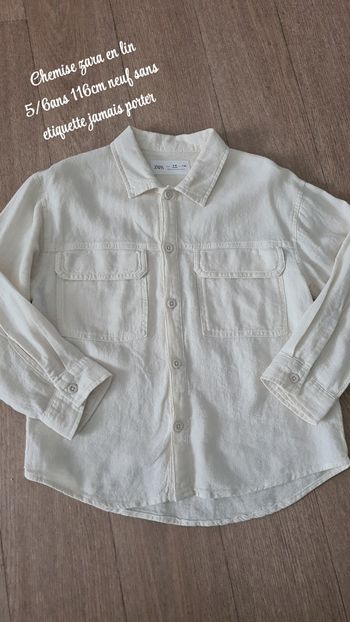 Chemise en lin zara