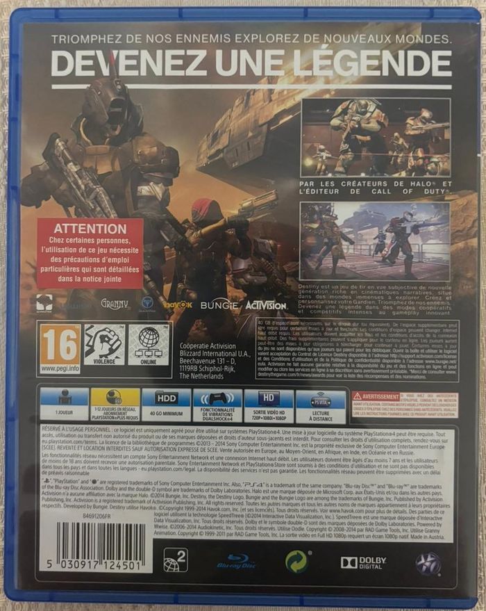 Jeux vidéo Destiny - PS4 - photo numéro 2