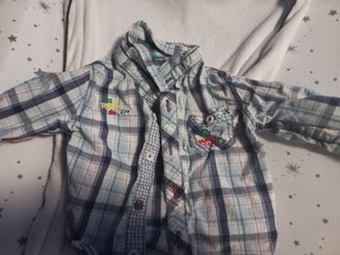 Ensemble chemise pantalon sergent major 6 mois - photo numéro 3