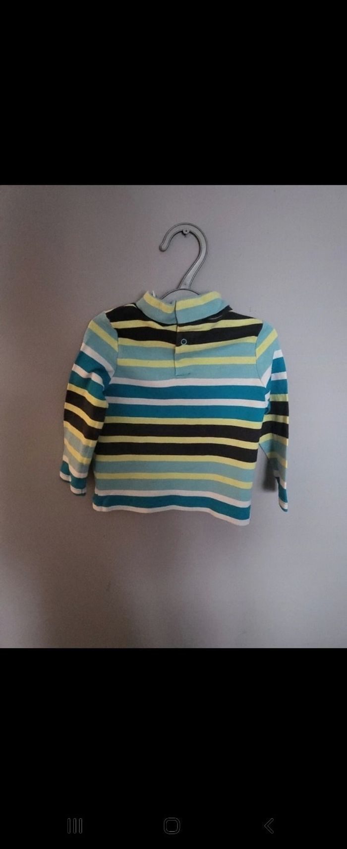 T-shirt col roulé garçon 24 mois - photo numéro 2