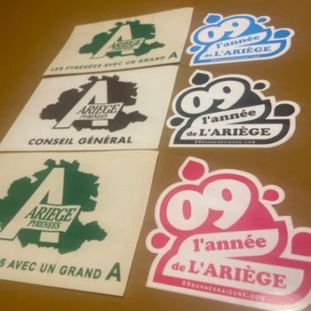 6 autocollants Ariège🇫🇷