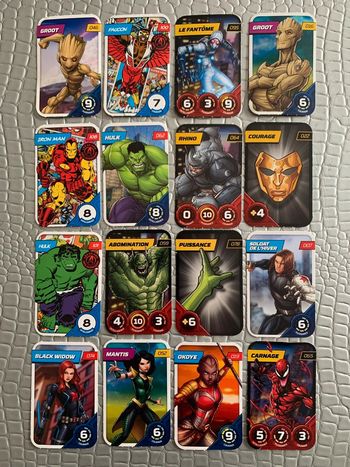 Cartes Marvel Leclerc 2023