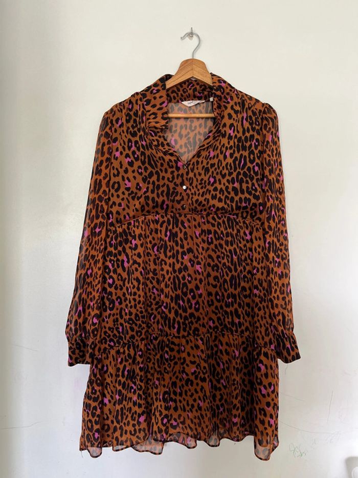 Robe léopard NAF NAF femme 42