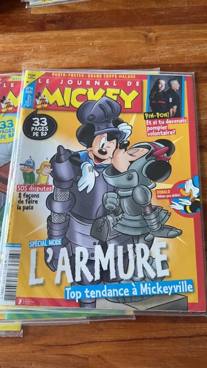 Lot 10 magazines le journal de Mickey - photo numéro 6