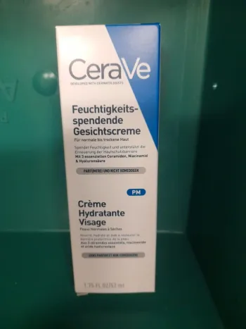 Crème hydratante visage