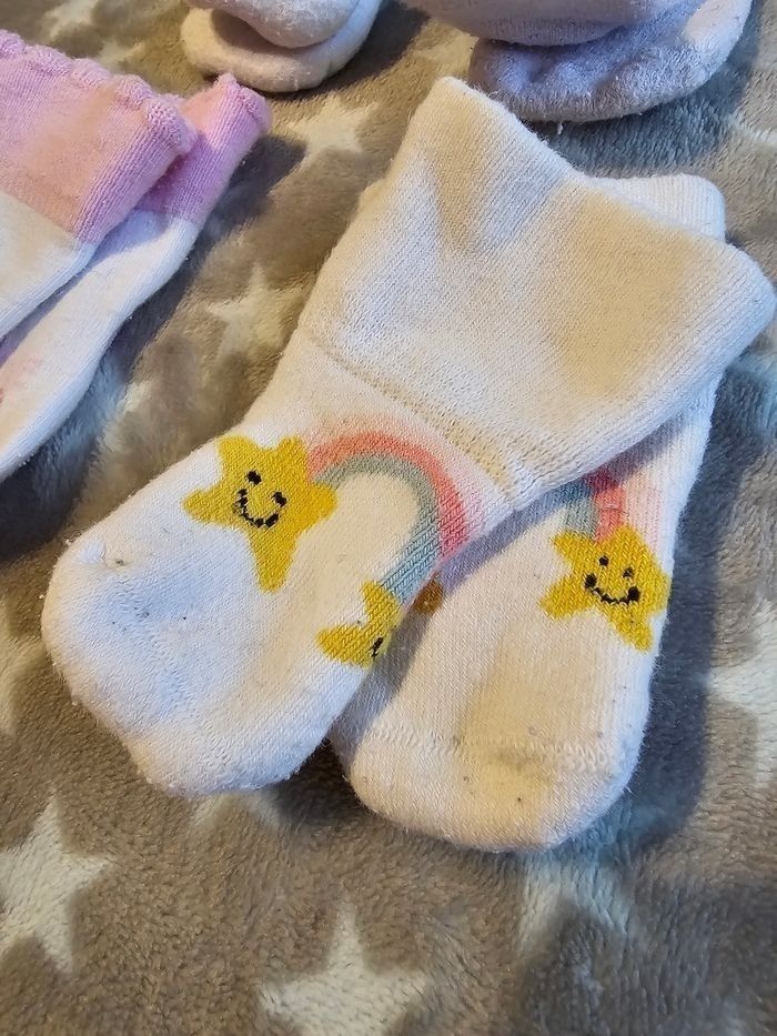 Lot de 4 paires de chaussettes fille pointure 15 - photo numéro 4