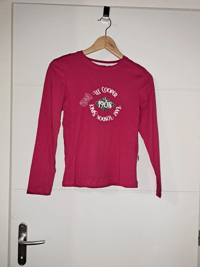 T-shirt rose/fuschia Lee Cooper