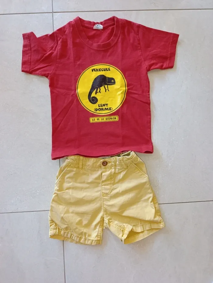 Ensemble été garçon 3/4ans