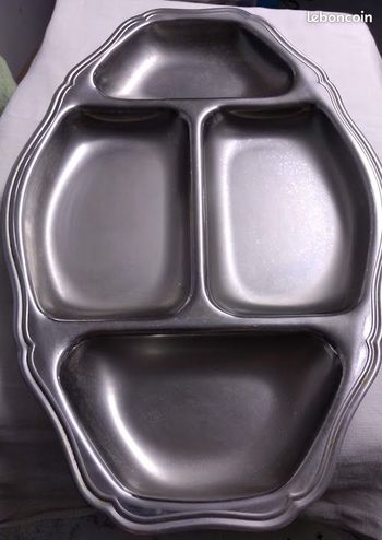 Plats de service en inox