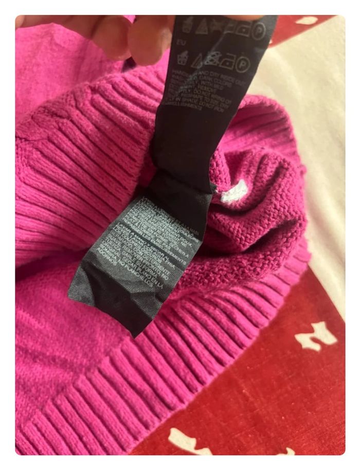 Pull Torsadé Tommy Hilfiger taille xs rose fushia - photo numéro 8