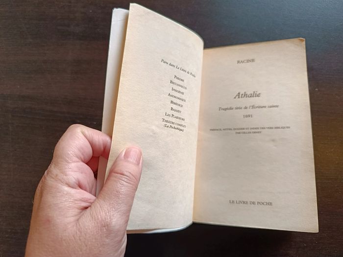 Livre ATHALIE - Racine - photo numéro 2