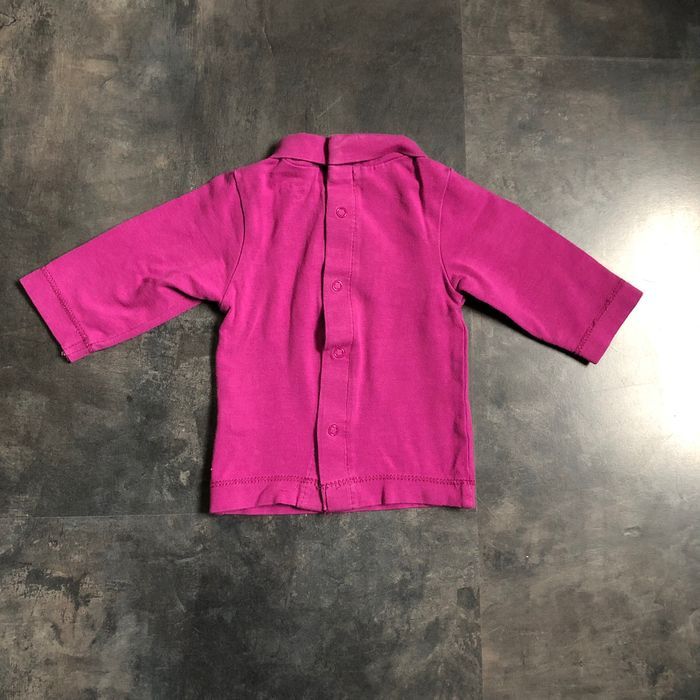 Sous pull fuschia 1 mois kiabi - photo numéro 2
