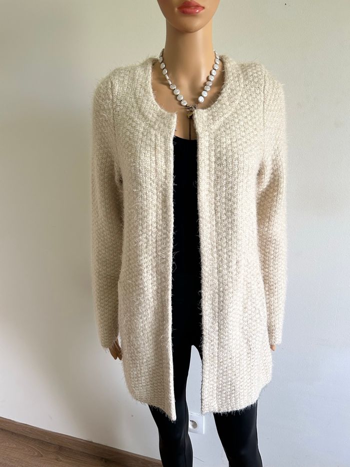 Cardigan beige tout doux neuf Morgan taille M (valeur 55€)