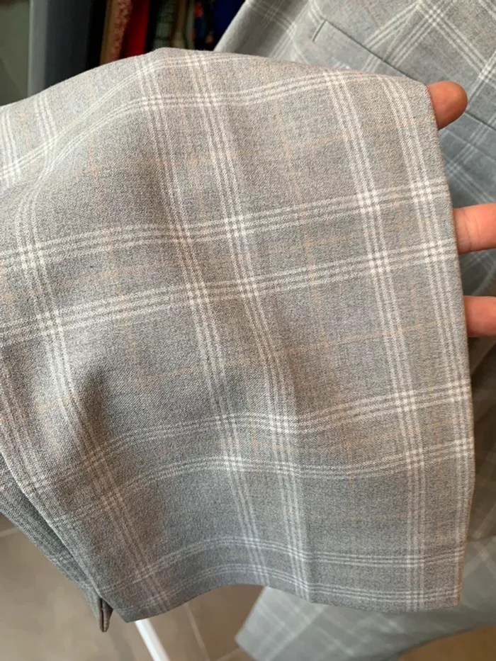 Pantalon Zara à carreau taille M - photo numéro 6