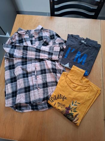Lot manches longues chemise et t shirt