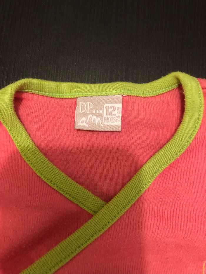 Body DPAM taille 12 mois en parfait état - photo numéro 2