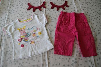 ensemble pantalon +tee-shirt 6 mois