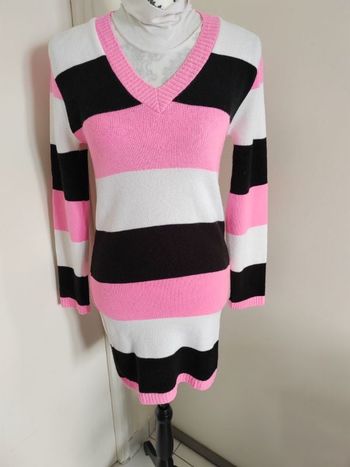 Robe pull multicolore