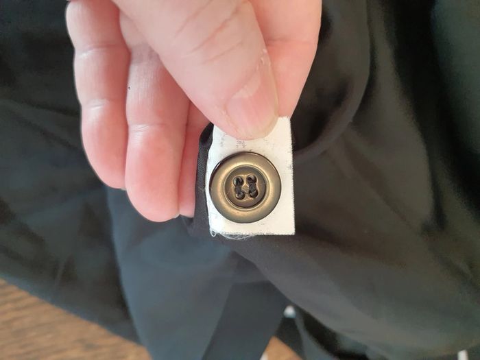 Jolie Pardessus noir Miēl taille 42 made Canada - photo numéro 18