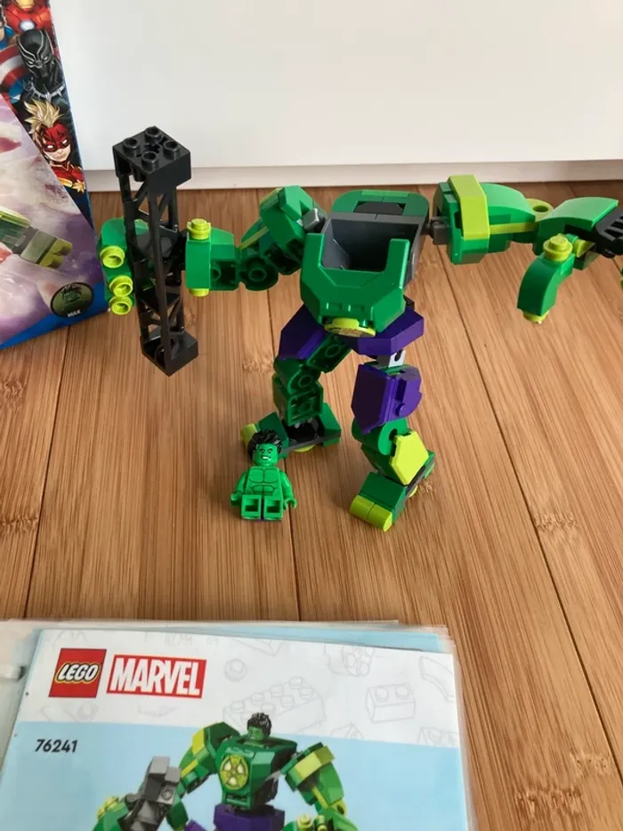 Complet - 76241 Marvel L’Armure Robot de Hulk, Figurine Avengers, Super-Héros à Collectionner - photo numéro 5
