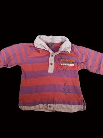 Polo manches longues Grain de Blé 18 mois