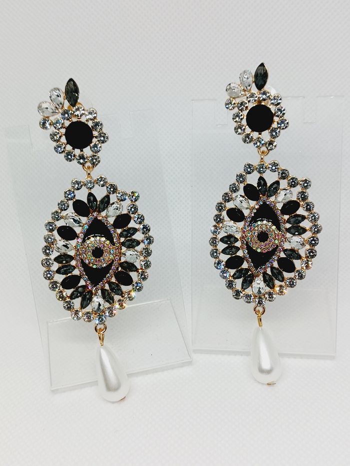 Splendide boucles d'oreilles rétro chic - photo numéro 4