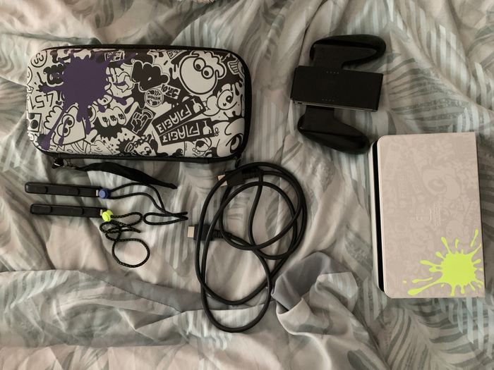 accesoires nintendo switch oled edition limite splatoon 3