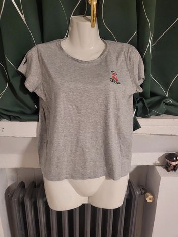 T shirt gris oh my chérie kiabi taille m