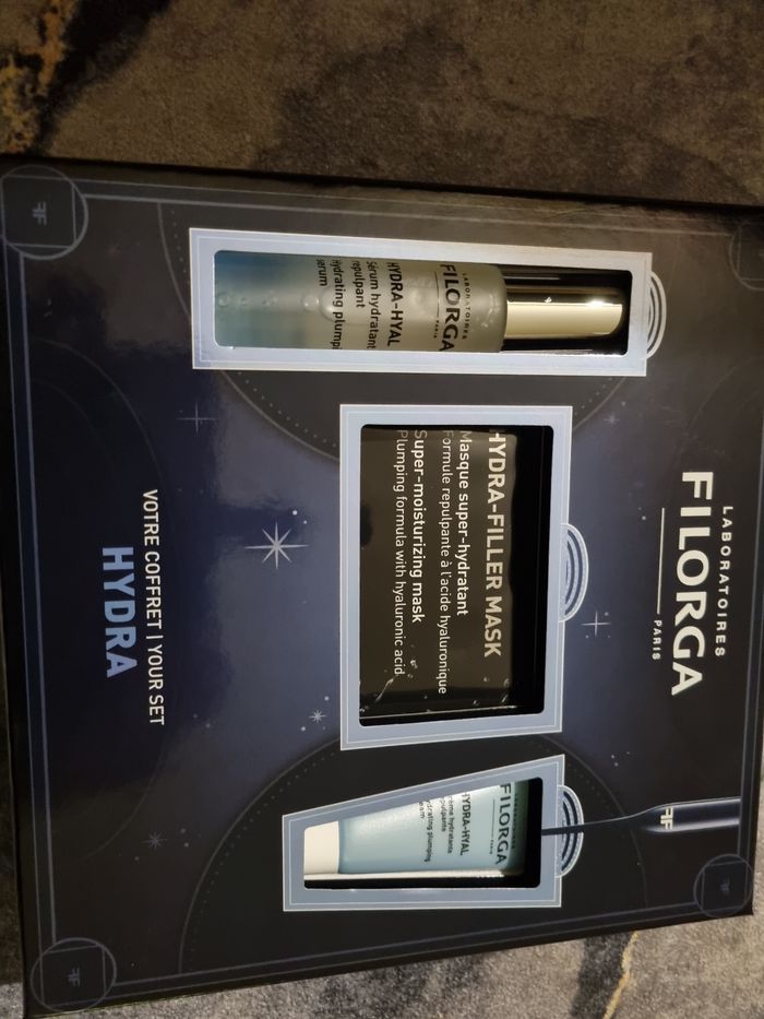 Coffret filorga hydra hyal hydratant repulpant masque crème et sérum visage neufs - photo numéro 1