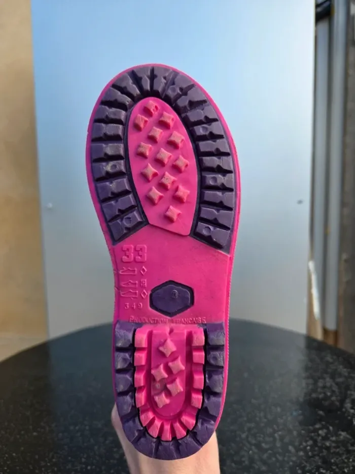 Bottes violettes taille 33 - photo numéro 10