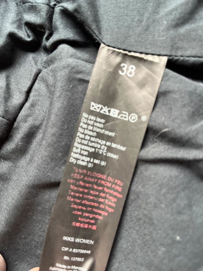 Veste blazer marine cintrée Ikks M - photo numéro 7