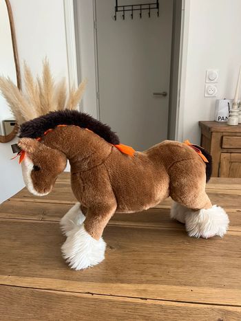 Peluche cheval Hermy petit modèle Hermes