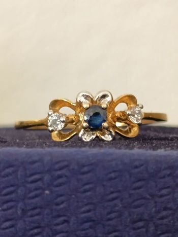 Bague plaqué argent.