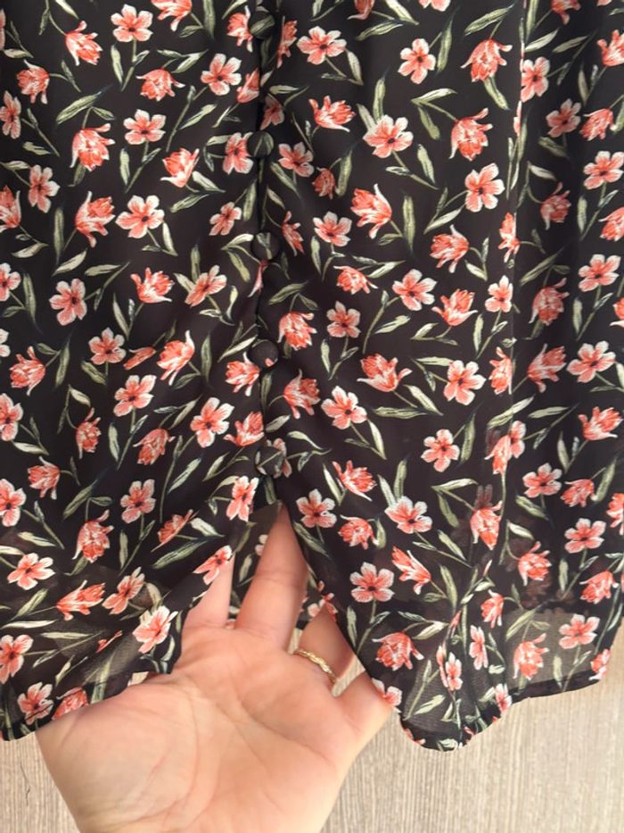Blouse fleurie - Majolica - S - photo numéro 3